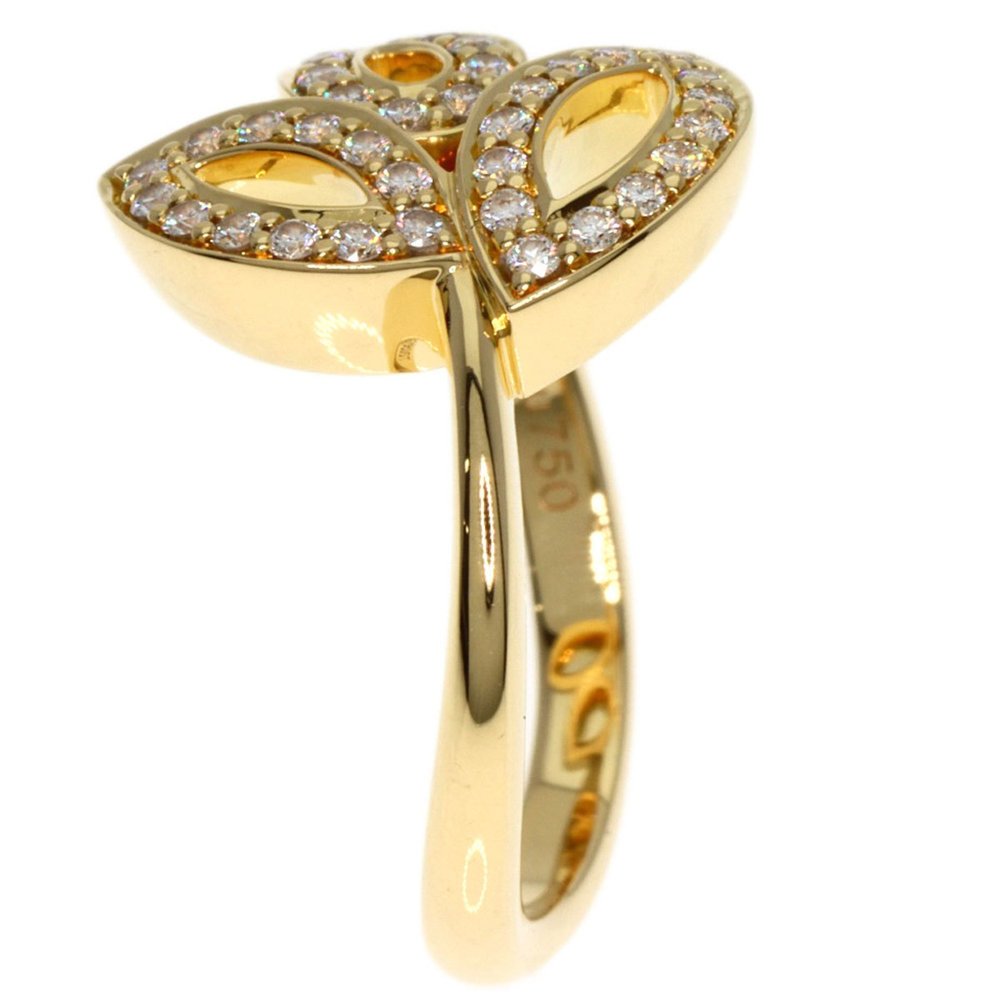 Harry Winston Lily Cluster Diamond Ring, 18K Yellow Gold, Women's, HARRY WINSTON - Picture 3 of 8
